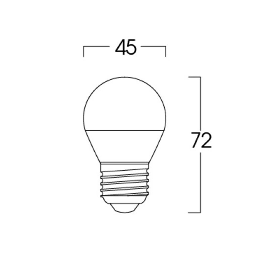 หลอด LED LUMAX B45 Full Beam 3 วัตต์ DAYLIGHT E27