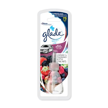 น้ำหอมปรับอากาศรถยนต์ GLADE SPORT 7ml WILD BERRIES_0