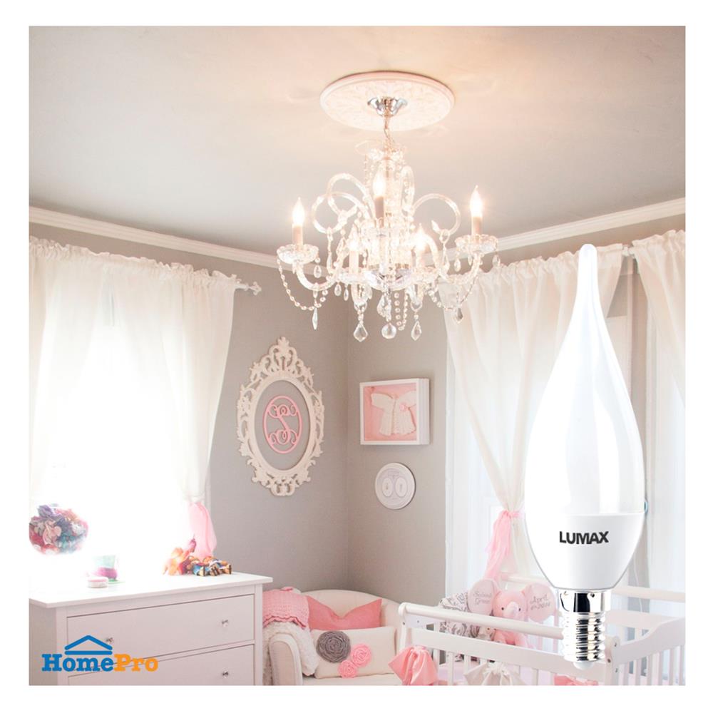หลอด LED LUMAX CANDLE FLAME C30L 3 วัตต์ E14 WARMWHITE