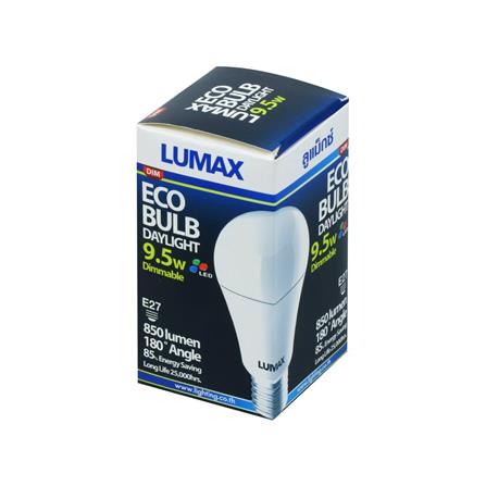 หลอด LED LUMAX Ecobulb Dim 9.5 วัตต์ DAYLIGHT E27_1