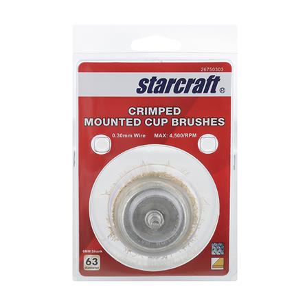 แปรงลวดรูปถ้วยขัดเหล็ก STARCRAFT 63x20MM_1
