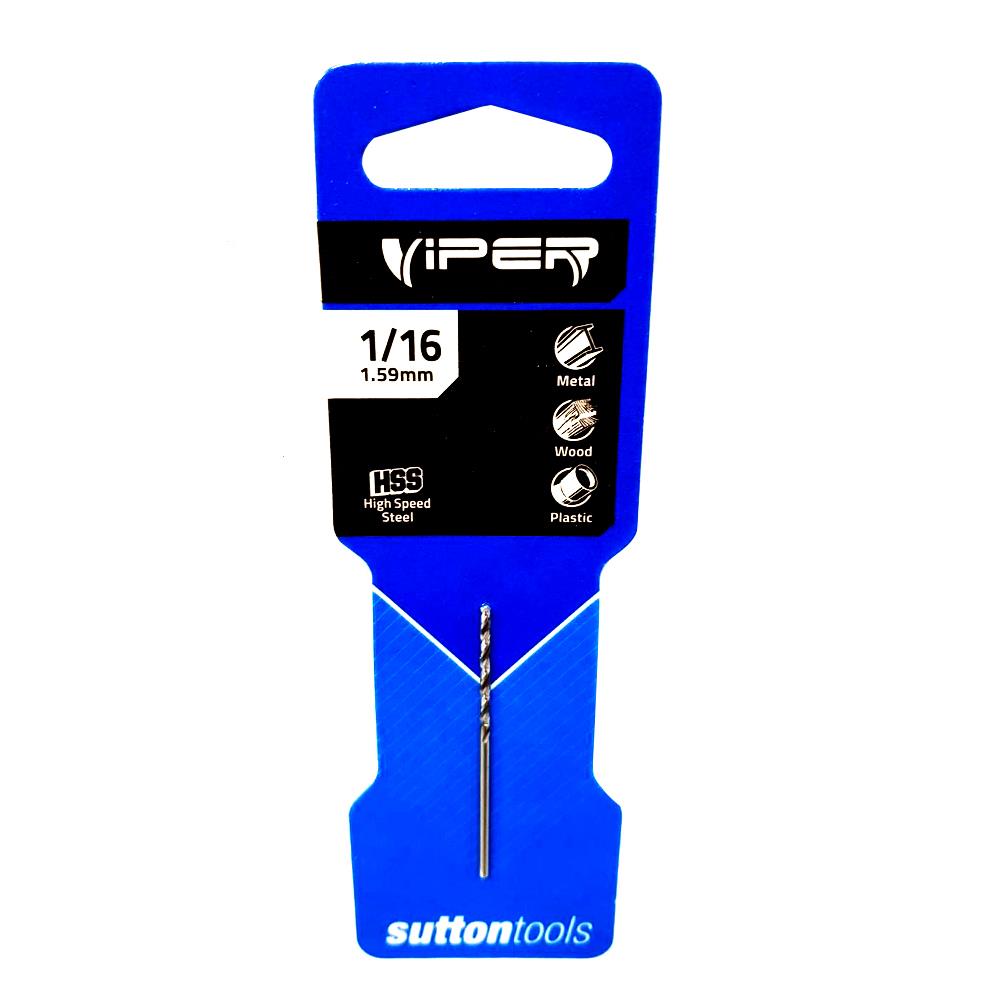 ดอกเจาะเหล็ก SUTTONTOOLS HIGH SPEED 1/16 นิ้ว