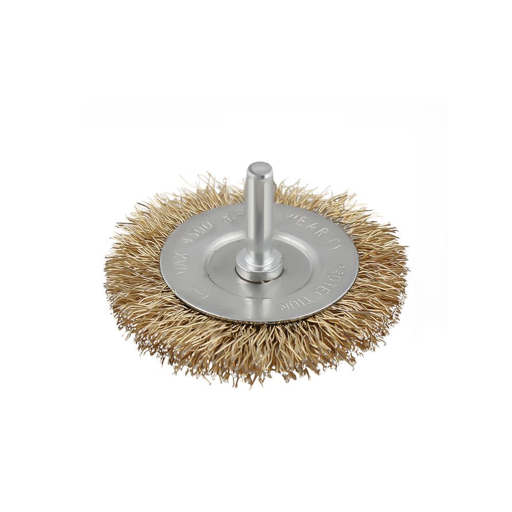 แปรงลวดกลมทองเหลือง STARCRAFT 75x18x16 มม.