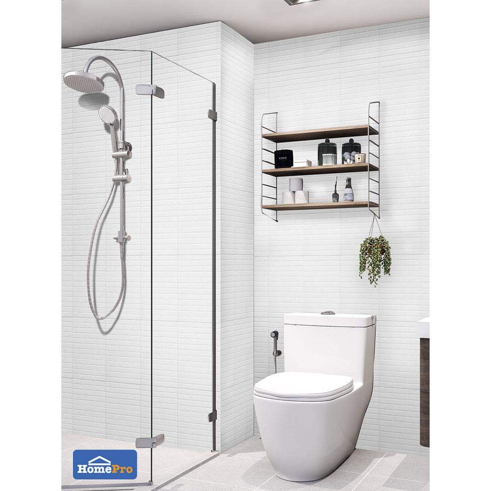 กระเบื้องผนัง 8x12 นิ้ว COTTO บริคก้า ขาว PM 1M2