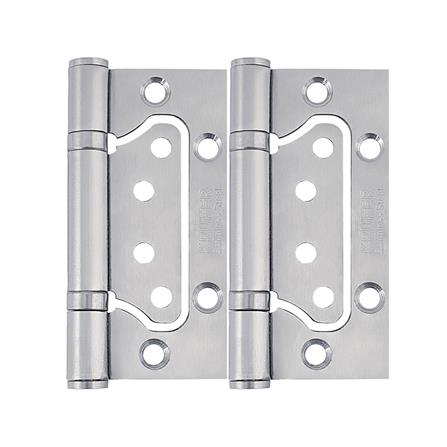 บานพับ 4x3 นิ้ว x 2 มม. KRUKER 4730 ไม่เซาะร่อง สีสเตนเลส (แพ็ก 2 ชิ้น)_0