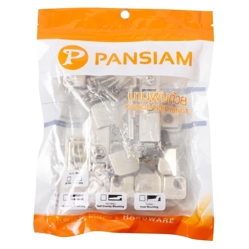 บานพับถ้วยทับขอบ SOFT CLOSE PANSIAM C-3209 35 MM2ชิ้น