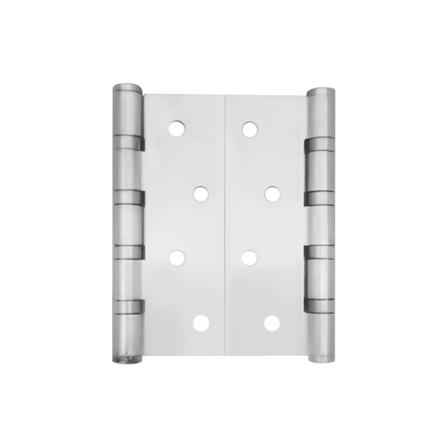 บานพับ 4X3 นิ้ว X 2 มม. SOLO 1143020 สีสเตนเลส (แพ็ก 4 ชิ้น)