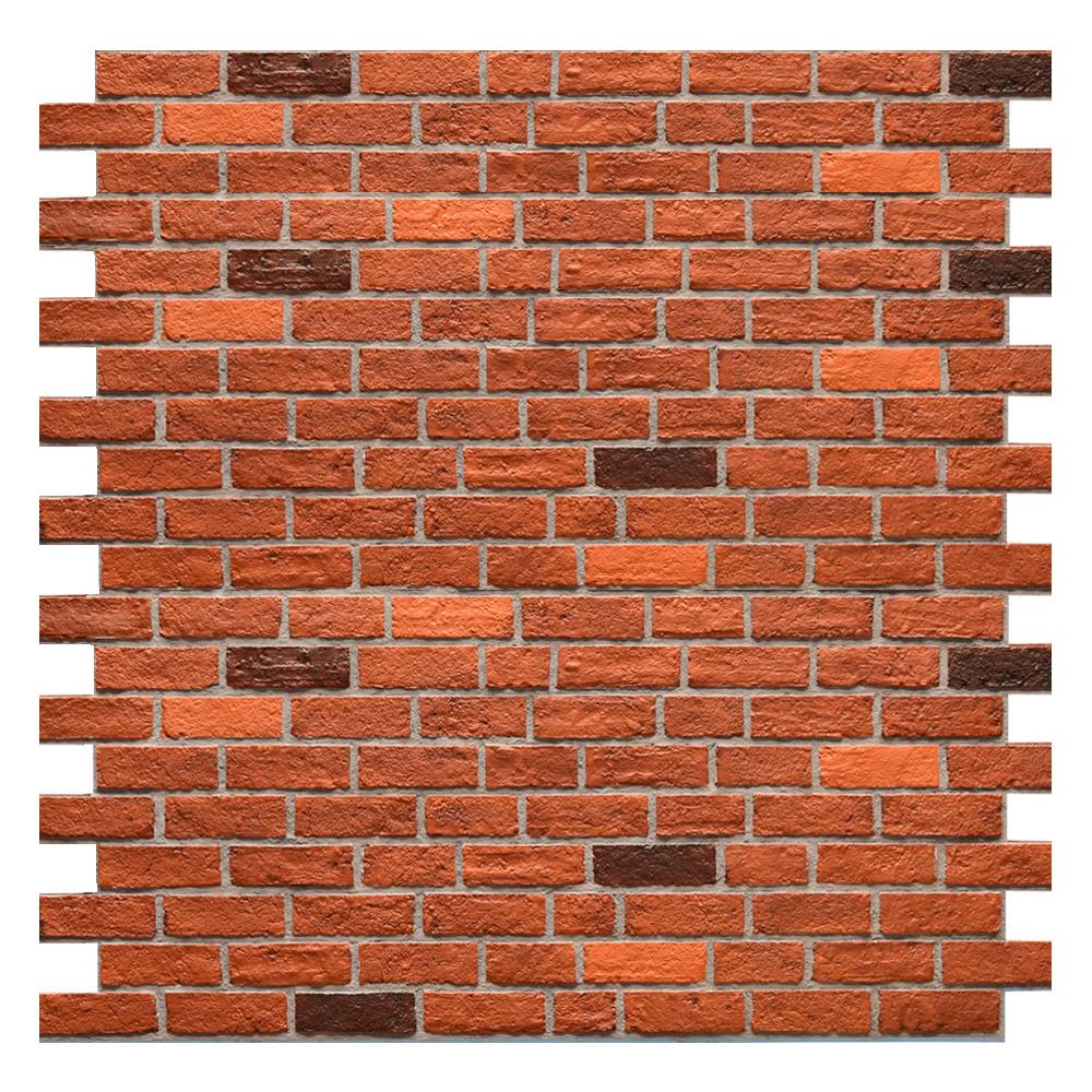 แผ่นตกแต่งผนัง MMWALL SM-B 60x120x1 ซม. ลายอิฐน้ำตาล