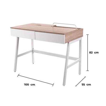 โต๊ะทำงาน FURDINI CT-3534A สี LIGHT OAK_10