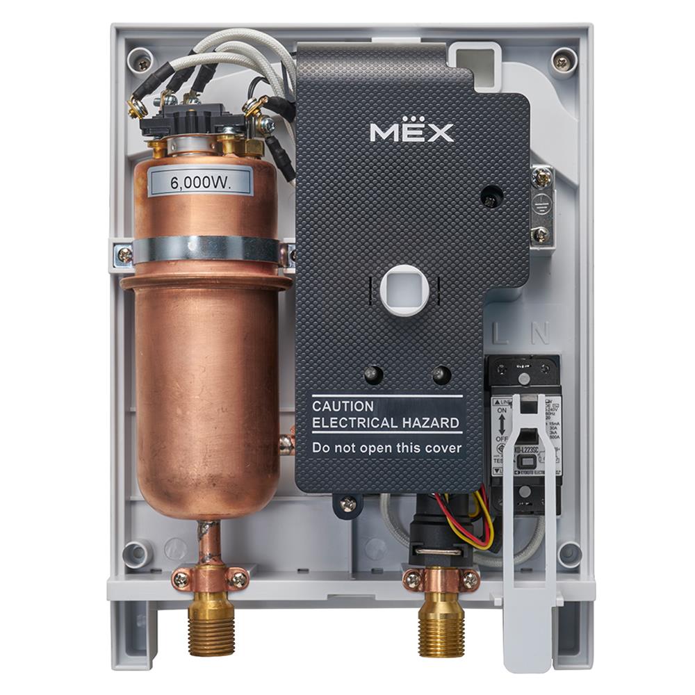 เครื่องทำน้ำร้อน MEX CUBE 6000 วัตต์ สีเงิน