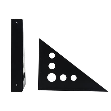 แขนรับชั้นเหล็ก STACKO เจาะรู 3x15x20 ซม. สีดำด้าน_1