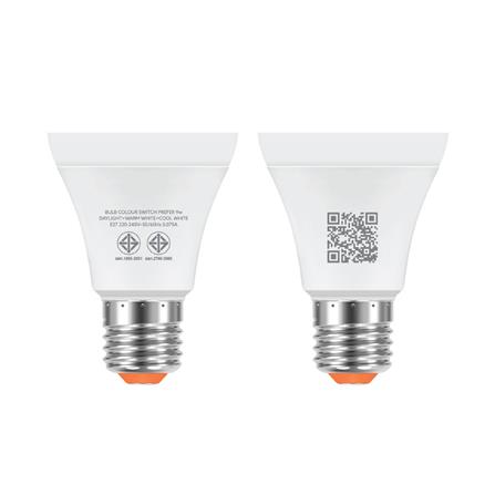 หลอด LED LAMPTAN COLOR 3IN1 9 วัตต์ DAYLIGHT/COOL WHITE/WARM WHITE E27_6