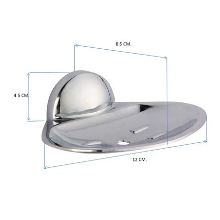 ที่ใส่สบู่ LUZERN AS-3809 สีโครม_1