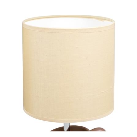 ไฟตั้งโต๊ะ CARINI D1-69 BR ผ้า/เซรามิก ร่วมสมัย สีน้ำตาล_2