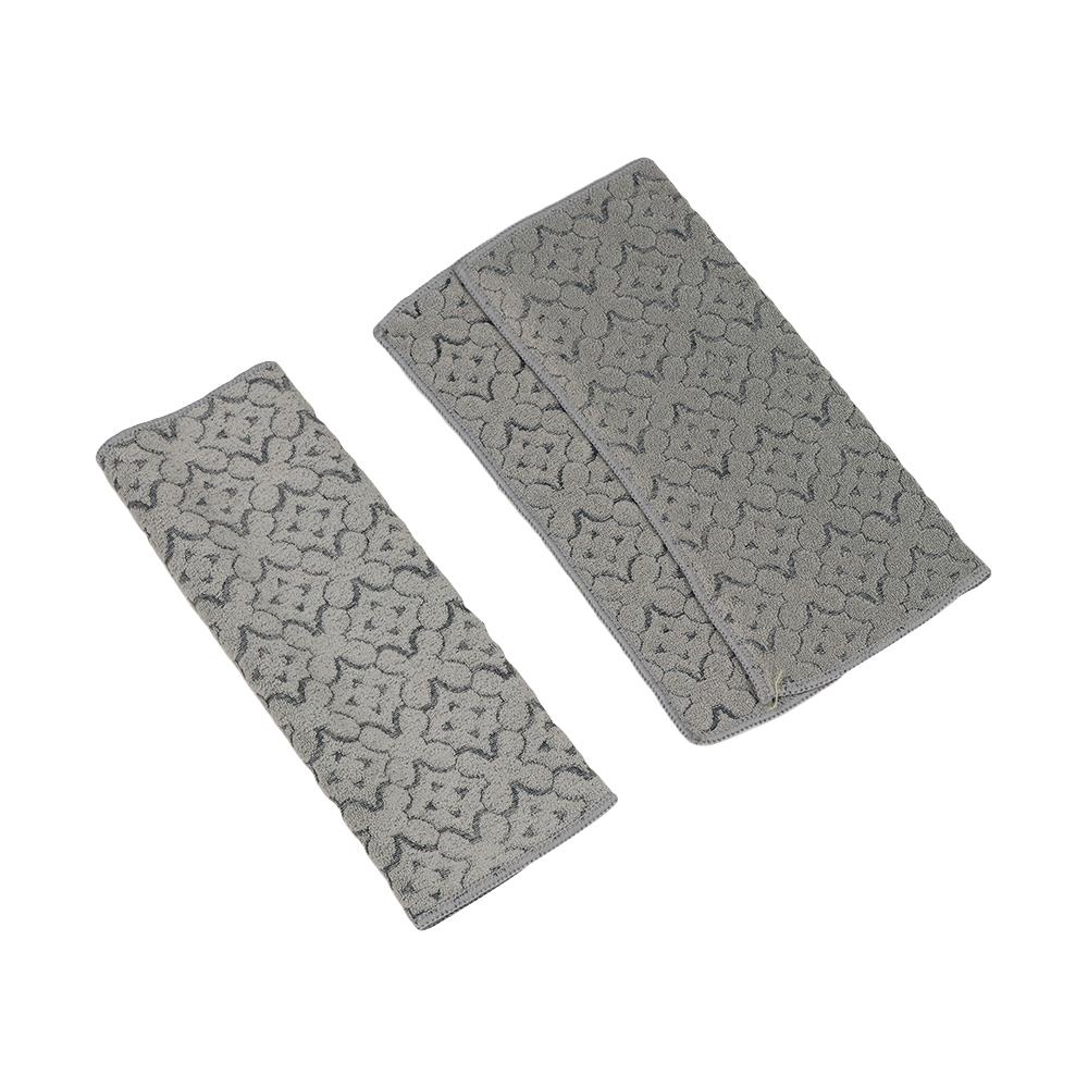 ผ้าไมโครไฟเบอร์เก็บฝุ่น ACCO TERRY C-F 30x30cm สีเทา