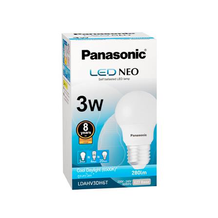 หลอด LED PANASONIC NEO 3 วัตต์ DAYLIGHT E27_1