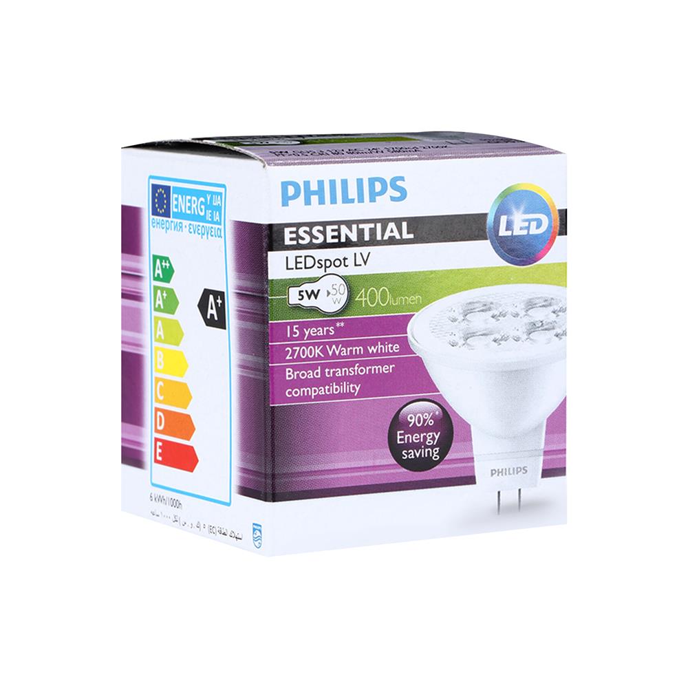 หลอด LED MR16 5W WW GU5.3 PHI