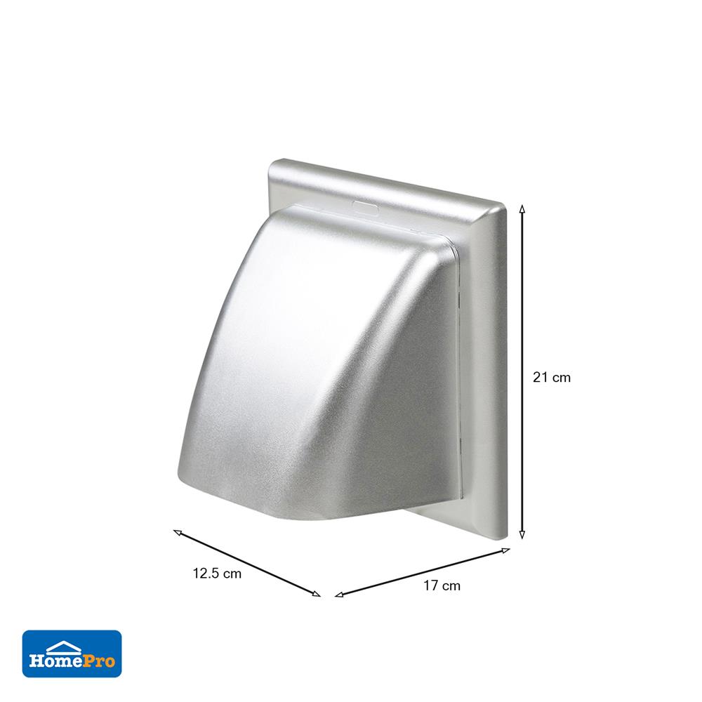 หน้ากากกันแมลงแบบกันฝน PARNO 12.5 ซม. สีเงิน