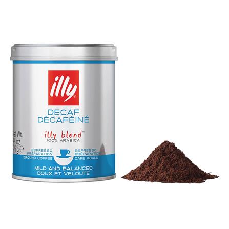 กาแฟคั่วบดสกัดคาเฟอีนออก ILLY ESPRESSO 125 กรัม_0