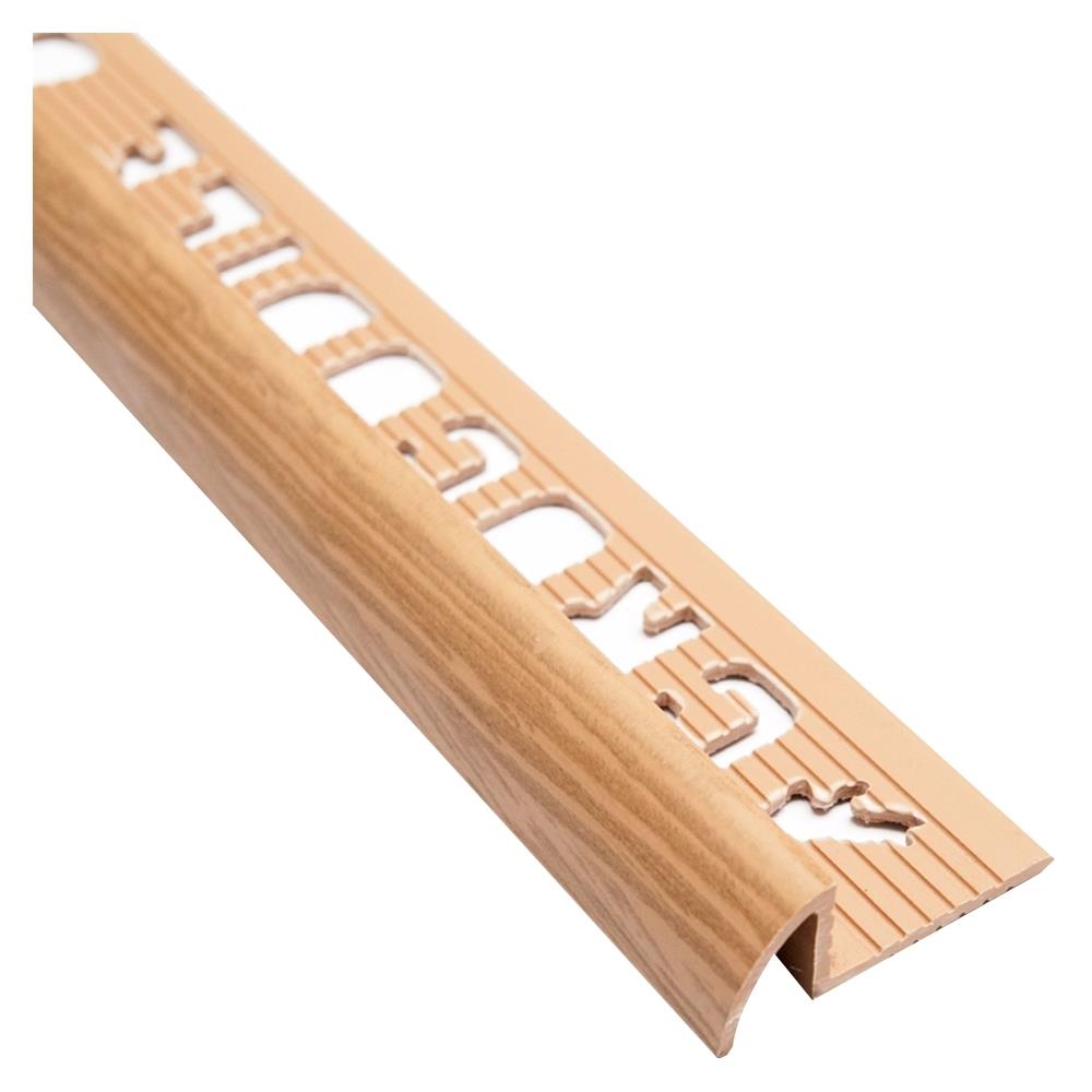 คิ้ว PVC จระเข้ พลัส ไมโครแบน 10 มม. 2 ม. สีโอ๊ควอลนัท