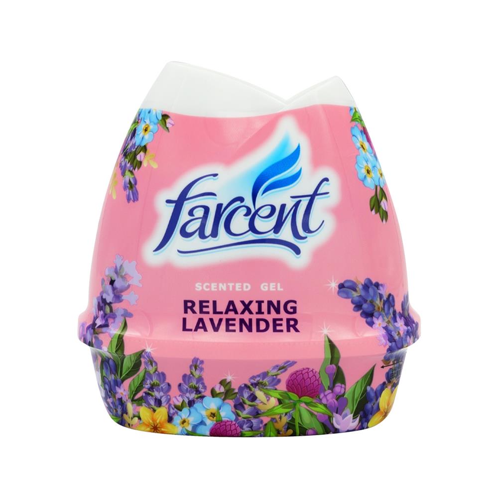 เจลปรับอากาศ FARCENT RELAXING LAVENDER 200 กรัม แพ็ก 2 แถม 1