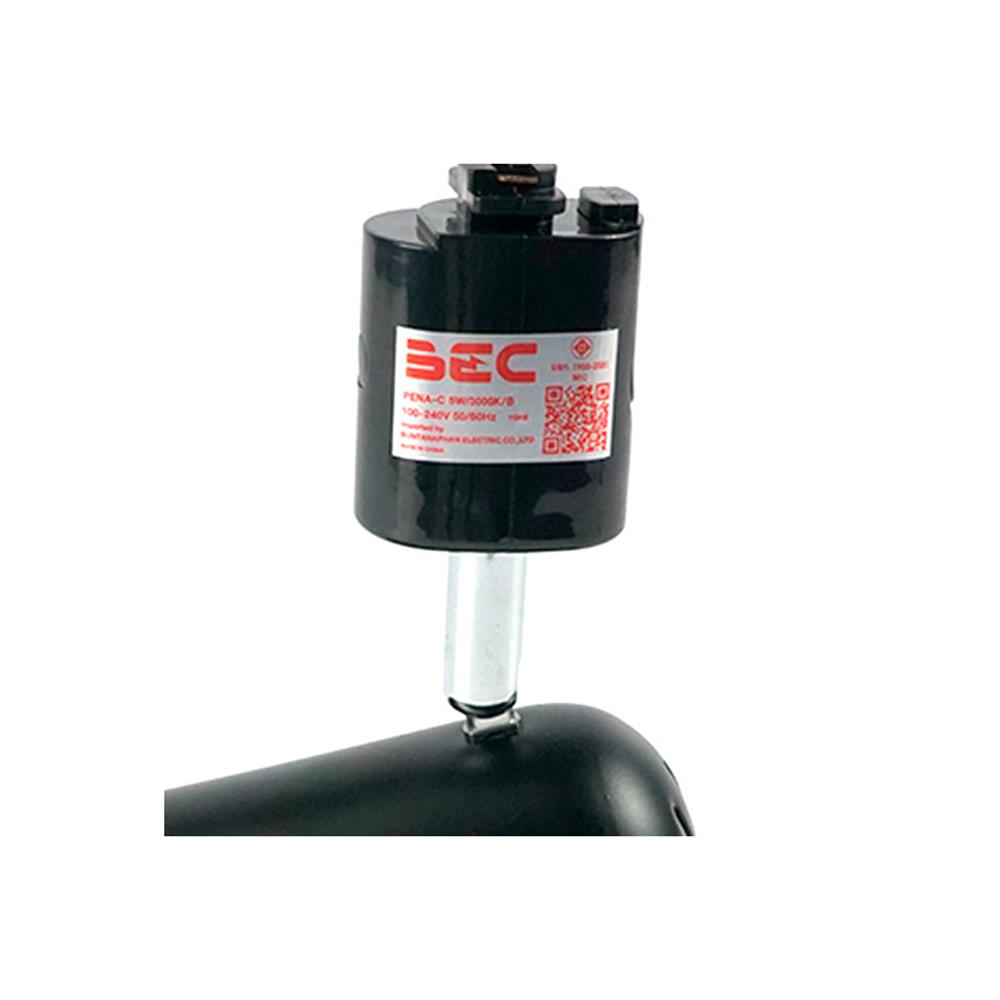 แทรคไลท์ LED BEC PENA-C 5 วัตต์ WARM WHITE สีดำ
