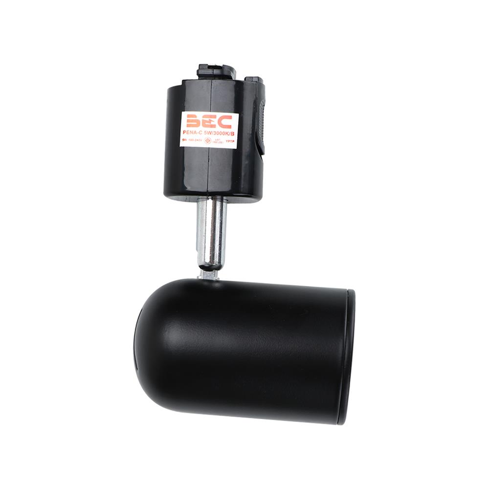 แทรคไลท์ LED BEC PENA-C 5 วัตต์ WARM WHITE สีดำ