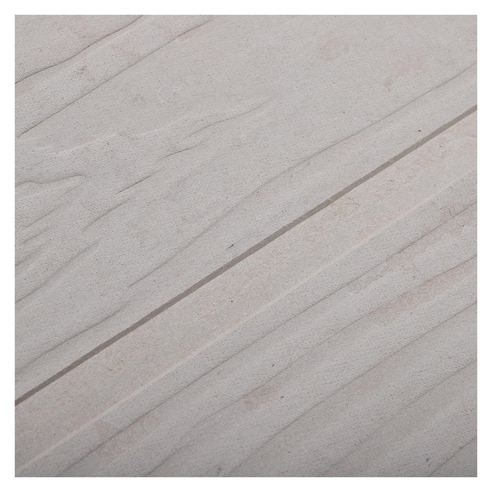 แผ่นฝ้าตกแต่ง เฌอร่าบอร์ด ลายสักเว้นร่อง 60x120x0.4 ซม. สีธรรมชาติ