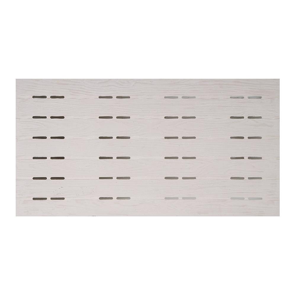 ฝ้าระบายอากาศ SHERA ลายสัก เว้นร่อง 60x120x0.4 ซม. สีธรรมชาติ