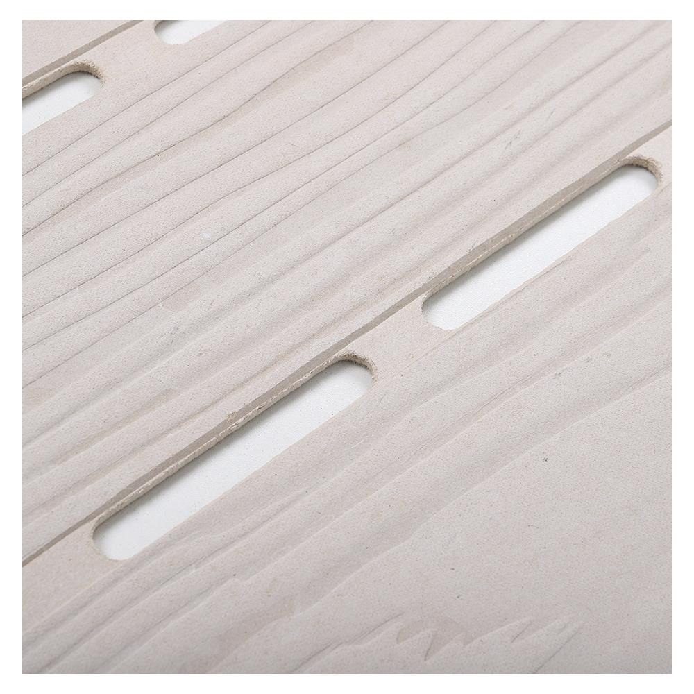 ฝ้าระบายอากาศ SHERA ลายสัก เว้นร่อง 60x120x0.4 ซม. สีธรรมชาติ