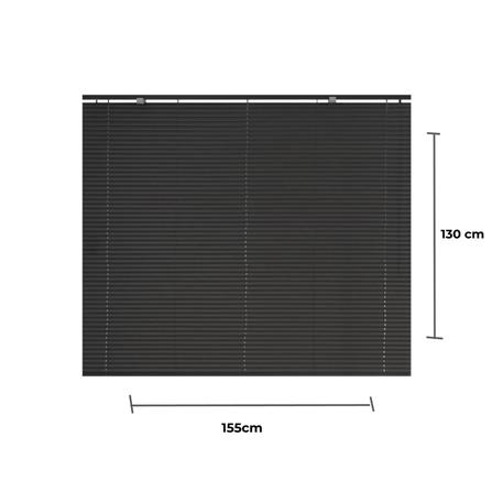 มู่ลี่ ไวนิล HOME LIVING STYLE 155X130 ซม. สีเทาเข้ม_7