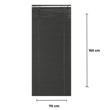 มู่ลี่ ไวนิล HOME LIVING STYLE 70X160 ซม. สีเทาเข้ม_8