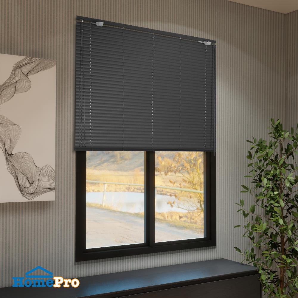 มู่ลี่ ไวนิล HOME LIVING STYLE 120X160 ซม. สีเทาเข้ม