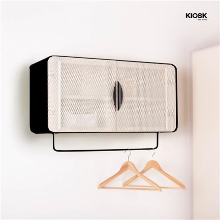 ตู้เหล็กบานเปิดทึบ KIOSK PW-02 DG สีขาว_1