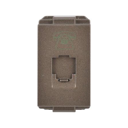 เต้ารับโทรศัพท์ HACO TJ-W8201TU-ST สี MATT BLACK_0