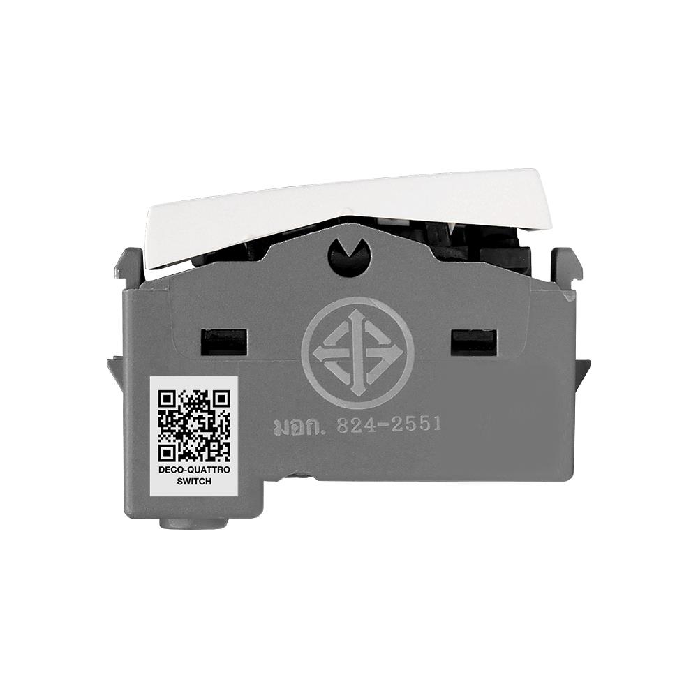 สวิตช์ 1 ทาง HACO W2711 ขนาด 1 ช่อง สีขาว