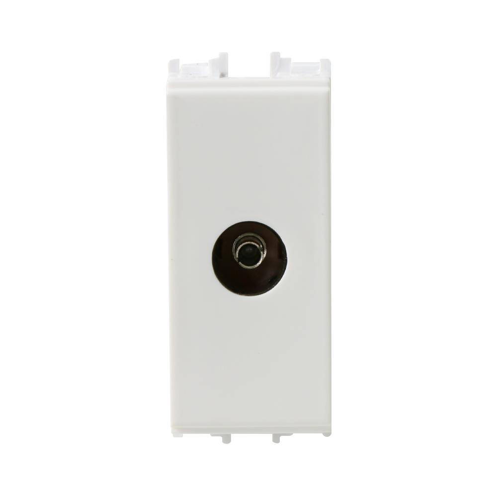 เต้ารับโทรทัศน์ 75 โอห์ม  HACO  M3-T111 สีขาว