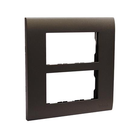 หน้ากาก 6 ช่อง HACO W1106-ST สีแม็ทแบล็ค_0