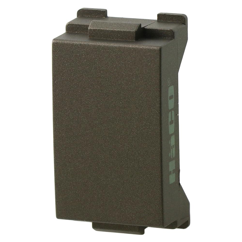 แผ่นปิดช่องว่าง 1 ช่อง HACO TJ-W1140-ST สีดำ