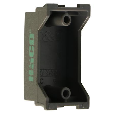 แผ่นปิดช่องว่าง 1 ช่อง HACO TJ-W1140-ST สีดำ_2