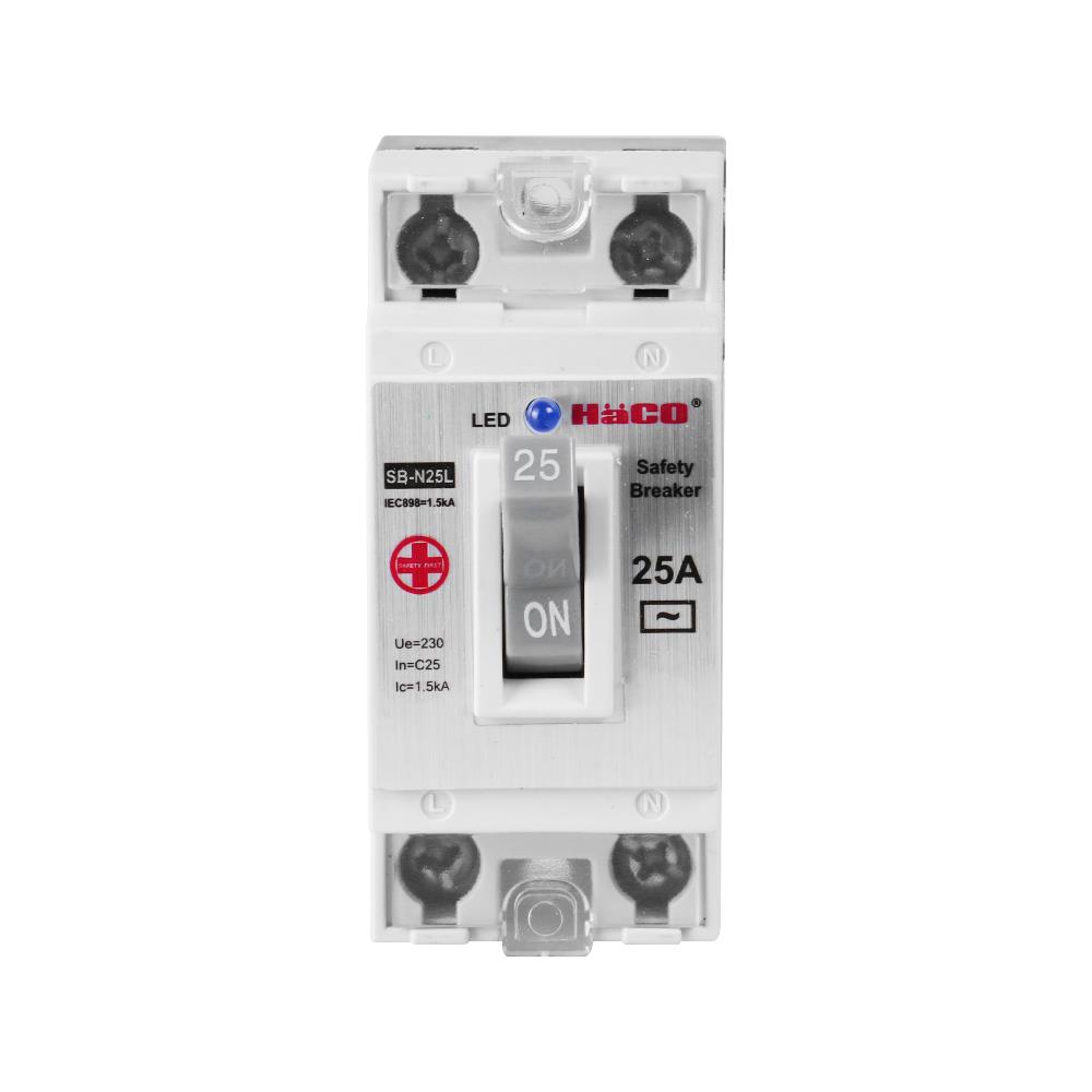 เซฟตี้เบรกเกอร์ 25 แอมป์ 1 เฟส HACO SB