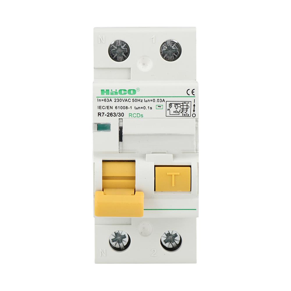 เมนเซอร์กิตเบรกเกอร์ 63 แอมป์ 1 เฟส HACO รุ่น R7