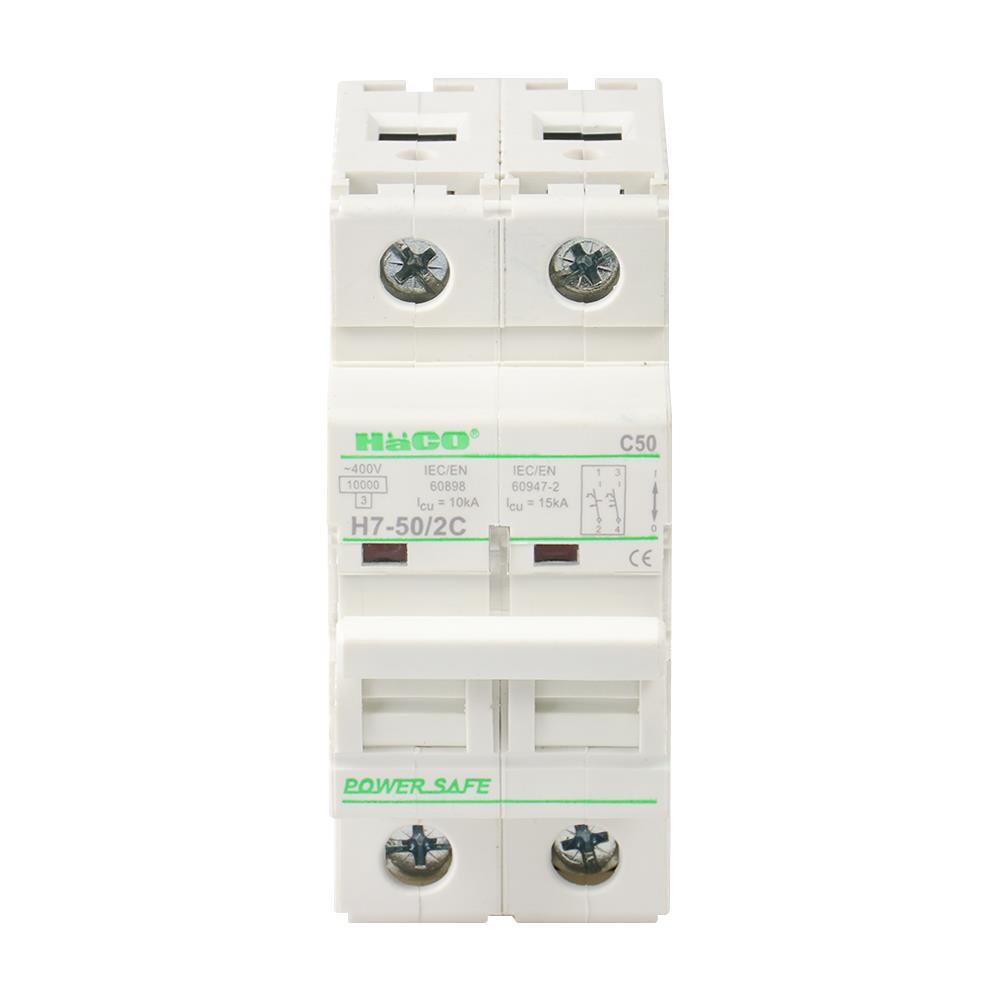 เซอร์กิตเบรกเกอร์ 50 แอมป์ 2 โพล 1 เฟส HACO รุ่น H7