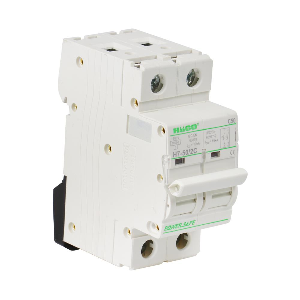เซอร์กิตเบรกเกอร์ 50 แอมป์ 2 โพล 1 เฟส HACO รุ่น H7