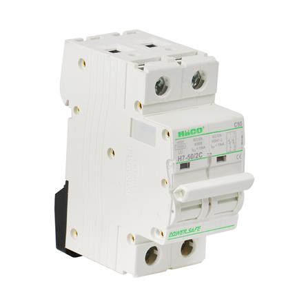 เซอร์กิตเบรกเกอร์ 50 แอมป์ 2 โพล 1 เฟส HACO รุ่น H7_1