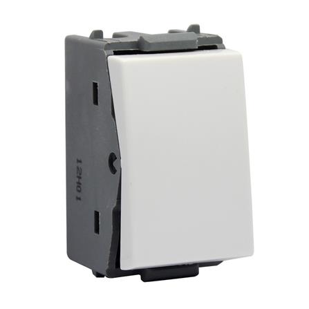 สวิตช์ 2 ทาง HACO W2711A-2 ขนาด 1 ช่อง สีขาว