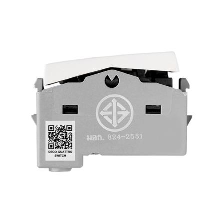 สวิตช์ 2 ทาง HACO W2711A-2 ขนาด 1 ช่อง สีขาว_1