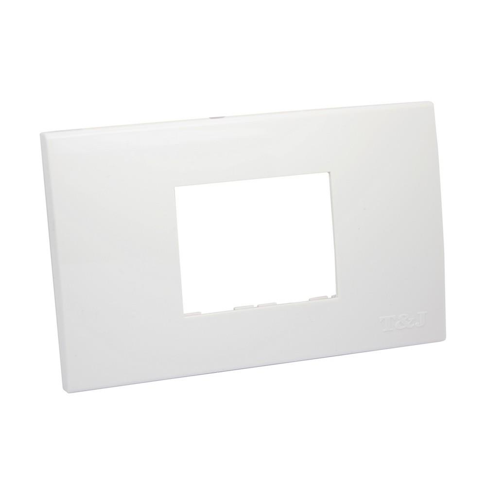 หน้ากาก 2 ช่อง HACO W1112A สีขาว