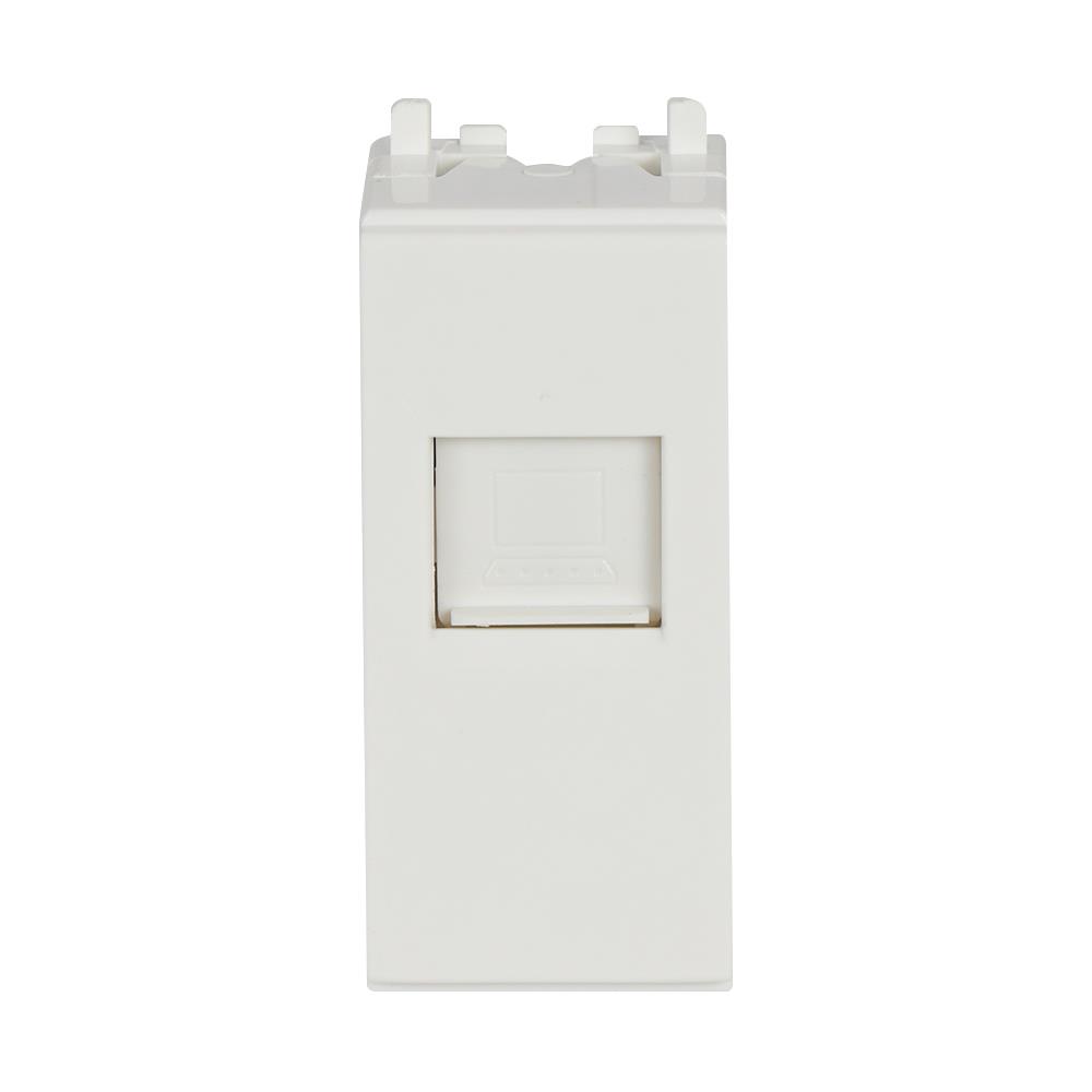 เต้ารับคอมพิวเตอร์ HACO CAT5E J-045 สีขาว