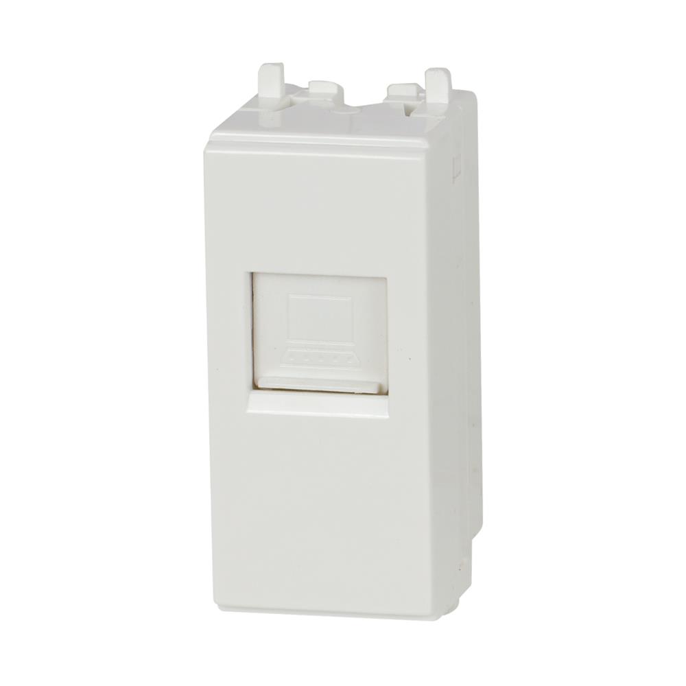 เต้ารับคอมพิวเตอร์ HACO CAT5E J-045 สีขาว